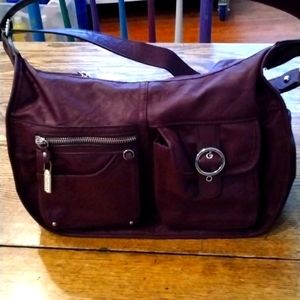 Leather handbag
